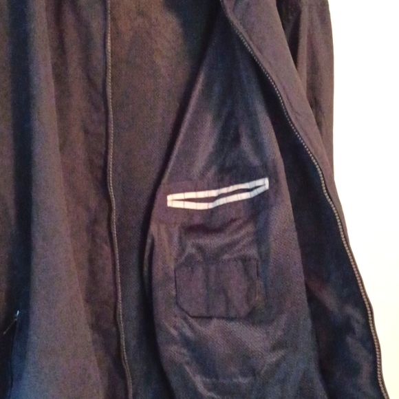 *NWT* London Fog Men's Zip-Front Navy Bomber/Golf Jacket Sz 4XL Big & Tall $150 - Picture 4 of 7